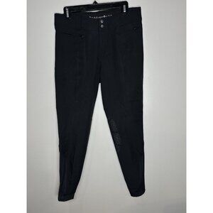 Kerrits Riding Pants Women's Size Large Equestrian Activewear Black Stretch